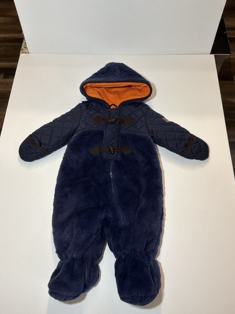 Baby Boy R 1881 By S. Rothschild Winter Jumpsuit Size 6/9 Month